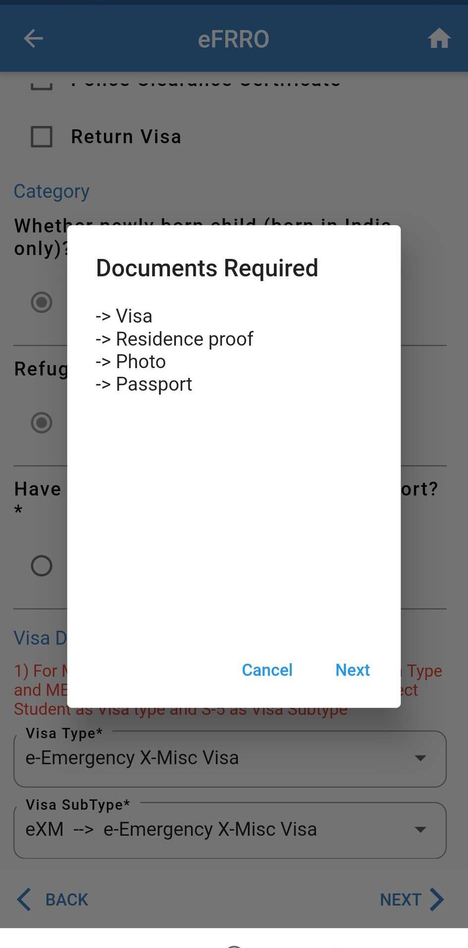 Document-Required