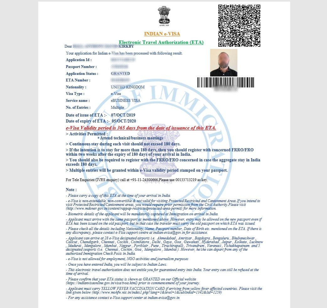 Indian Electronic Visa